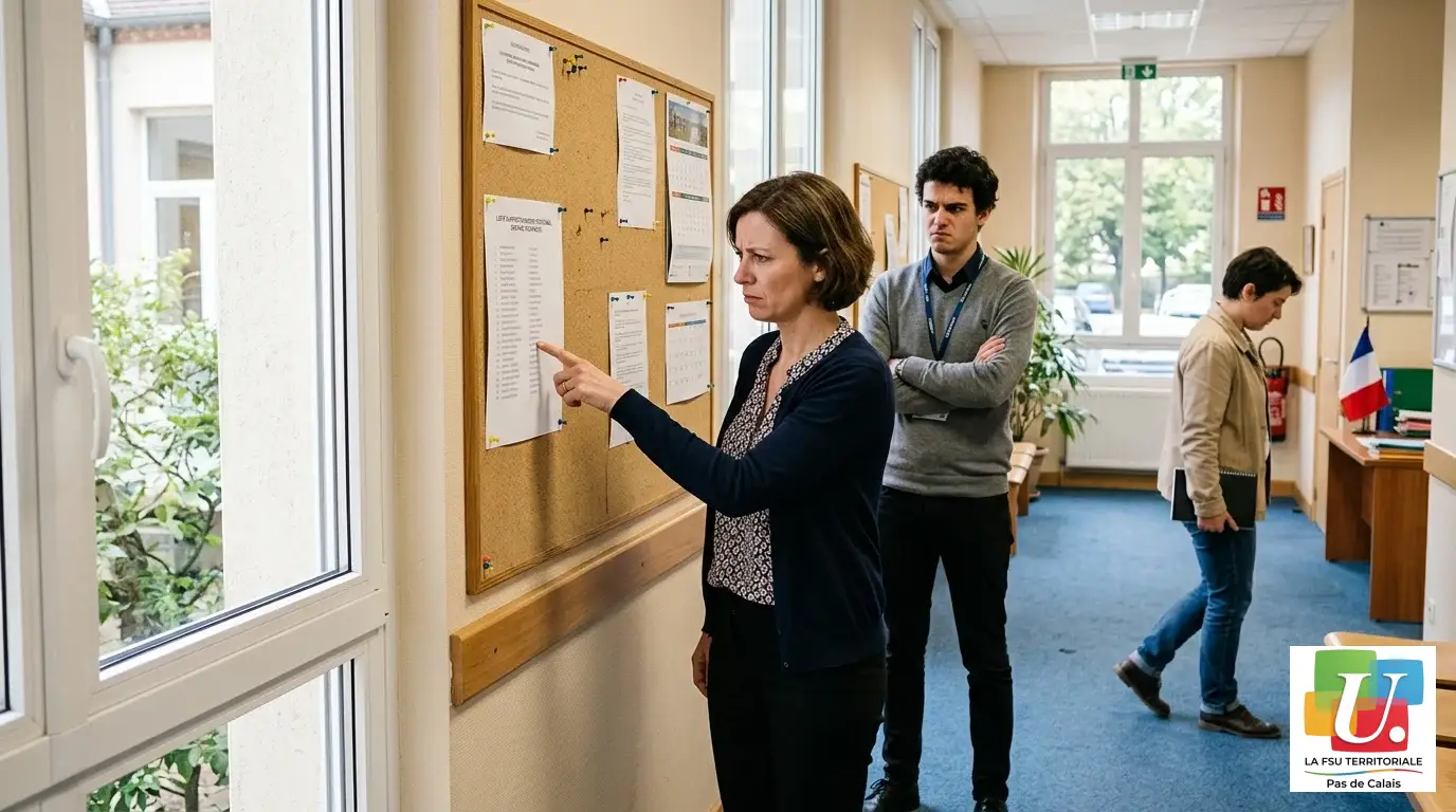 Un agent qui s'interroge sur le tableau d'avancement